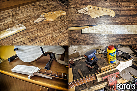Costruire una Chitarra - Manico e Paletta della chitarra