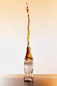 Coca Cola Explosion - Liquid Explosion Photography